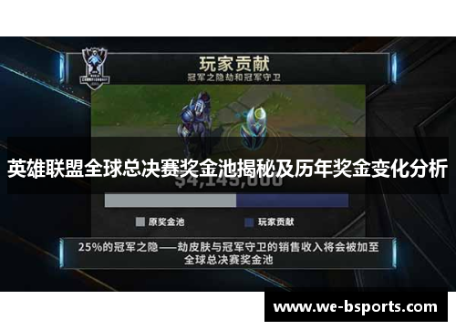 英雄联盟全球总决赛奖金池揭秘及历年奖金变化分析 英雄联盟全球总决赛奖金池揭秘及历年奖金变化分析